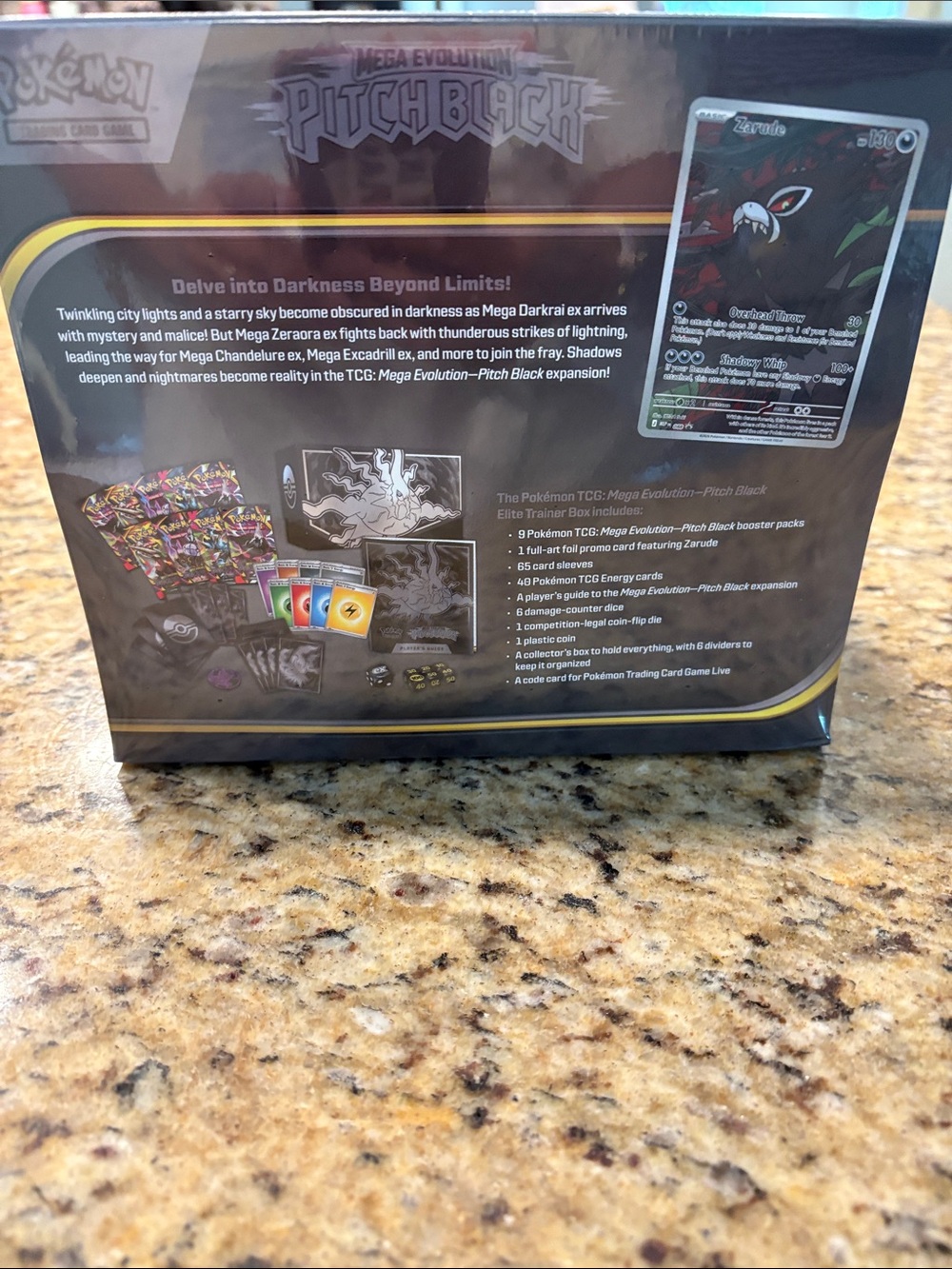 Pokémon TCG Elite Trainer Box new sealed bix- Mega Evolution Pitch Black (Black - Picture 4 of 6